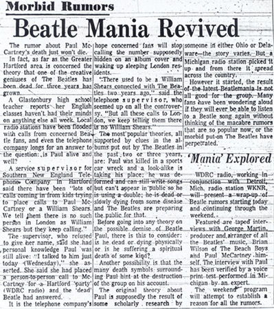Hartford Courant:  October 25, 1969