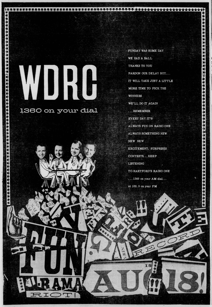 Funday was Some Day ad in The Hartford Courant - August 28, 1960