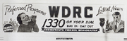 WDRC billboard - 1940