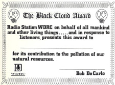 Bob DeCarlo's Black Cloud Award