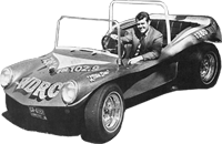 Little Dee, the WDRC dune buggy