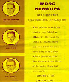 WDRC Newstips - May 23, 1960