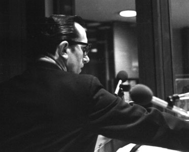WDRC News Director Walt Dibble in 1970