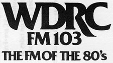 WDRC FM logo: August 29, 1980