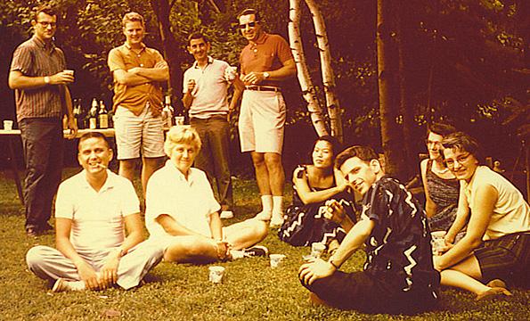 WDRC staff picnic in 1960