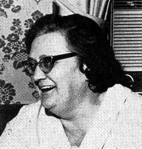 Bertha Porter in November 1970