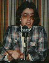 Tom Kelly in the WDRC conference room at 869 Blue Hills Avenue - December 1979
